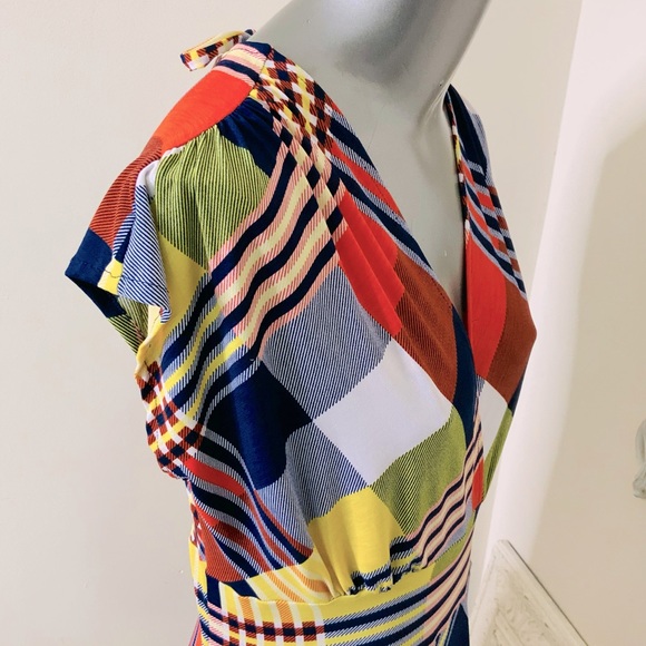 Matrushka Construction Plaid Veronica Lake Dress - Picture 4 of 10